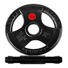Only Supports Self Pickup Rubber Coated Cast Iron Plate Weight Plates For Strength Training And Weight Lifting, Standard Or Olympic, Multiple Sizes