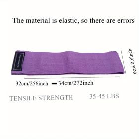 Yoga Resistance Band For Leg Thigh Hip Training, Elastic Pilates Stretch Belt For Women Home Gym Fitness Training