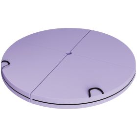 Soozier Foldable Crash Mat, Pole Padding with Carrying Handles and EPE Foam for Dance Training and Exercise, Purple