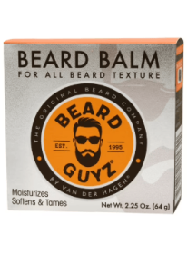 Beard Guyz Grooming Beard Balm for Men, Hydrating Formula with Coconut and Jojoba Oil, 2.25 oz.