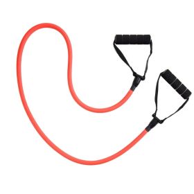 Athletic Works Resistance Tube Exercise Band, Extra Heavy Resistance, Red, Durable Strength Training And Muscle Toning Tool
