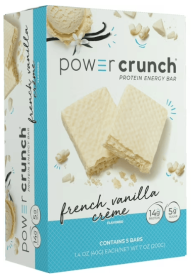 Power Crunch Original Protein Energy Bars, French Vanilla Cream, 1.4 oz, 5 Count