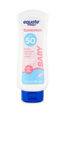 Equate Baby Broad Spectrum Sunscreen Lotion, SPF 50, 8 fl oz