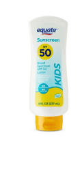 Equate Kids Broad Spectrum Sunscreen Lotion, SPF 50, 8 fl oz