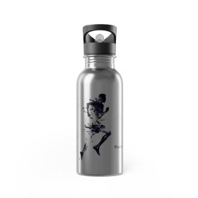Stainless Steel Water Bottle with Straw Active Lifestyle – Motivational Fitness Drinkware, 20oz