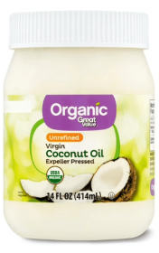 Great Value Organic Unrefined Virgin Coconut Oil, 14 fl oz