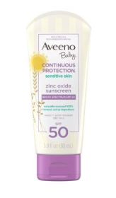 Aveeno Baby Zinc Oxide Mineral Sunscreen Lotion, SPF 50, 3 fl. oz