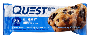 Quest Protein Bar, Blueberry Muffin Flavor
