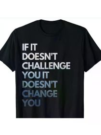 Fitness Motivation Shirt Inspirational Quote Fitness T-Shirt220g, All-Season, Family T-shirt.