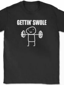 Funny Fitness & Gym Humor Men's T-Shirt - 100% Cotton, Short Sleeve, Crew Neck - Perfect for Workouts & Casual Wear