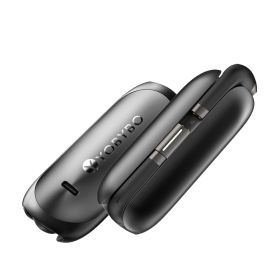 Bluetooth Headset - High Sound Quality Wireless Binaural Mini In-ear Sports Noise Cancellation (Color: Black)