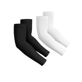 Ice Silk Arm Sleeves, 5 Pairs-Mix & Match Colors-Sports Arm Sleeves For Outdoor Protection, Fishing, Golf, Gym, Home Workout, Compression Sleeve (Option: Withe ARM SLEEVES)