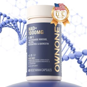OWNONE NAD 1000MG 5 IN 1 Supplement For Skin Aging And Brain Health Support Supports Cellular Repair, Energy And Focus Nicotinamide Riboside (Option: 5bottles)