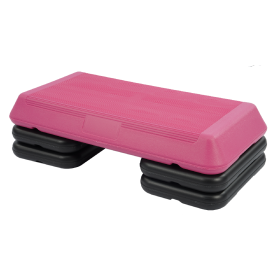 Only Supports Self Pickup Second Generation Pedals With 4 Stackable Lifts, Height Adjustable, Fitness Training Steps For Home Gym, Aerobic Streng (Option: Pink M)