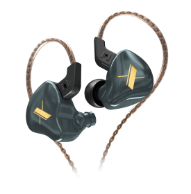 EDX Earphones 1 Dynamic HIFI Bass Earbuds In Ear Monitor Headphones Sport Noise Cancelling Headset (Color: EDX blue grey NOmic, Ships From: China)