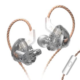 EDX Earphones 1 Dynamic HIFI Bass Earbuds In Ear Monitor Headphones Sport Noise Cancelling Headset (Color: EDX grey  mic, Ships From: China)