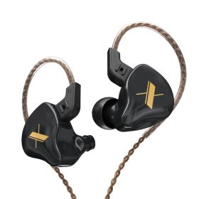 EDX Earphones 1 Dynamic HIFI Bass Earbuds In Ear Monitor Headphones Sport Noise Cancelling Headset (Color: EDX Black No Mic, Ships From: China)