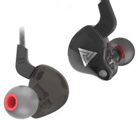 HiFi Sport Headphones 3.5mm In Ear Earphone For Running With Microphone Headset music Earbuds (Color: Black, Ships From: CN)