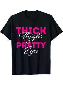 Men's Cotton Graphic Tee - Casual & Comfy, Breathable Crew Neck T-Shirt for Fitness & Casual Attire (Color: Black, size: M)