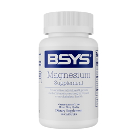 BSYS Magnesium Supplements Sleep & Anxiety Relief Aid Muscle Relaxation Support Heart Health & Blood Sugar Balance Formula Cognitive Function Enh (Option: 1PCS)