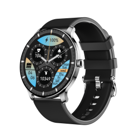 Ultra Slim Smart Watch For Men Women, 1.43 AMOLED Screen Fitness Watches ,  LP67 Outdoor Watch For Android Ios (Color: Black)
